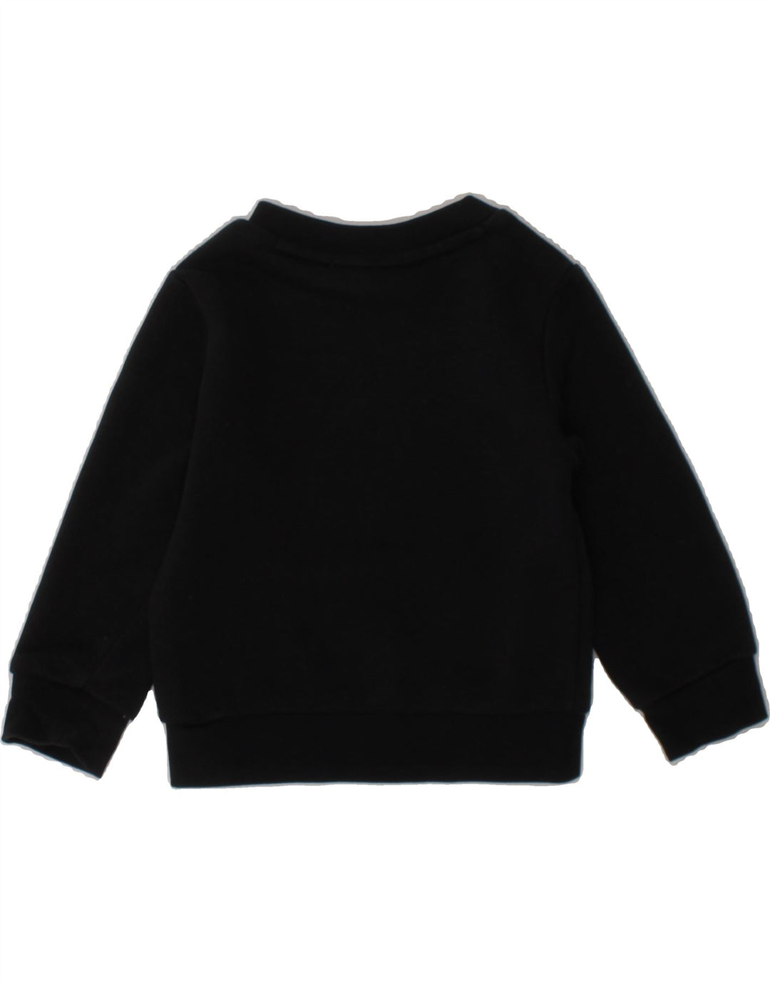 ADIDAS Baby Boys Graphic Sweatshirt Jumper 3-6 Months Black Cotton Vintage Adidas and Second-Hand Adidas from Messina Hembry 