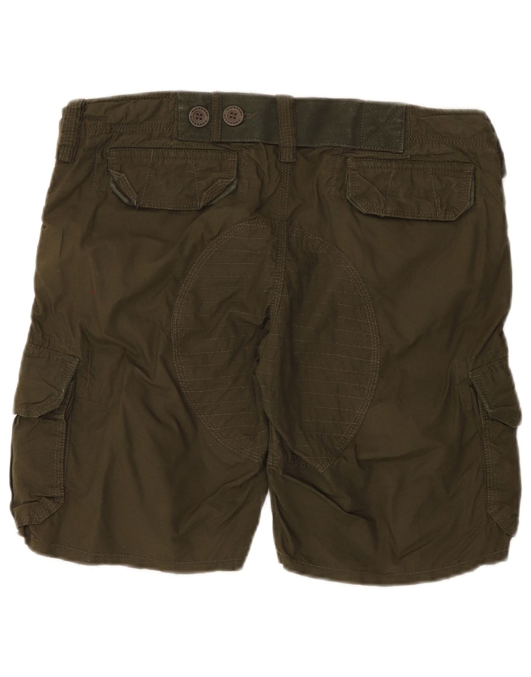 Superdry Mens Cargo Shorts Médio W30 Algodão Cáqui