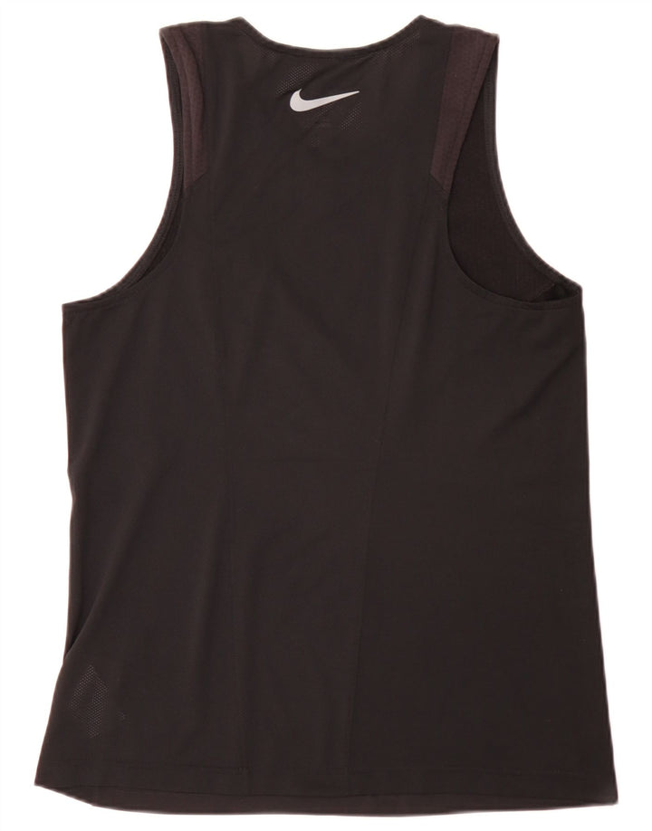 Nike Mens Graphic Vest Top Médio Preto Poliéster Esportes