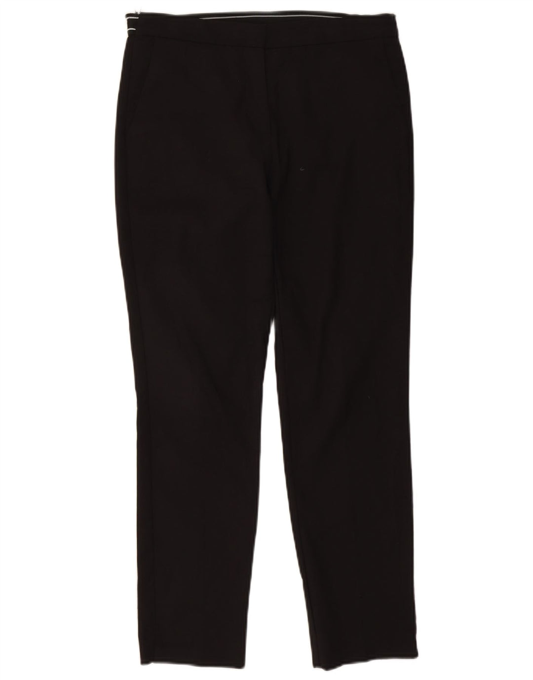 Calça chino reta feminina Zara grande W32 L27 preta