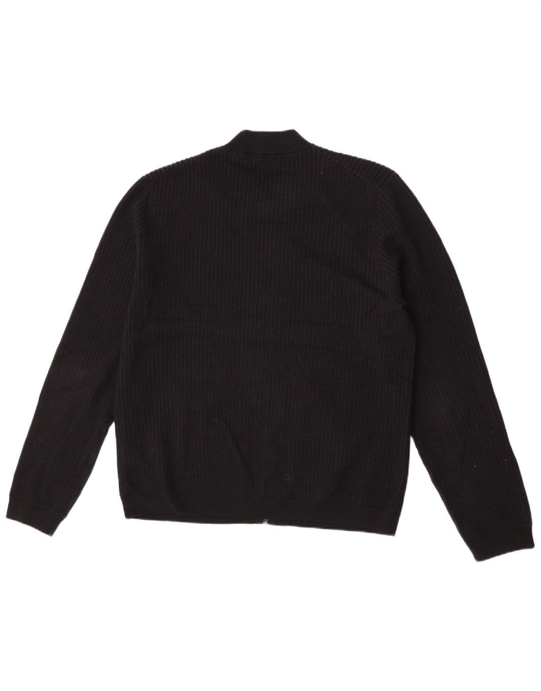 Cos Suéter Cardigan Masculino Grande Algodão Preto
