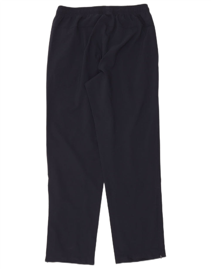Calça de treino masculina Adidas grande poliéster azul marinho