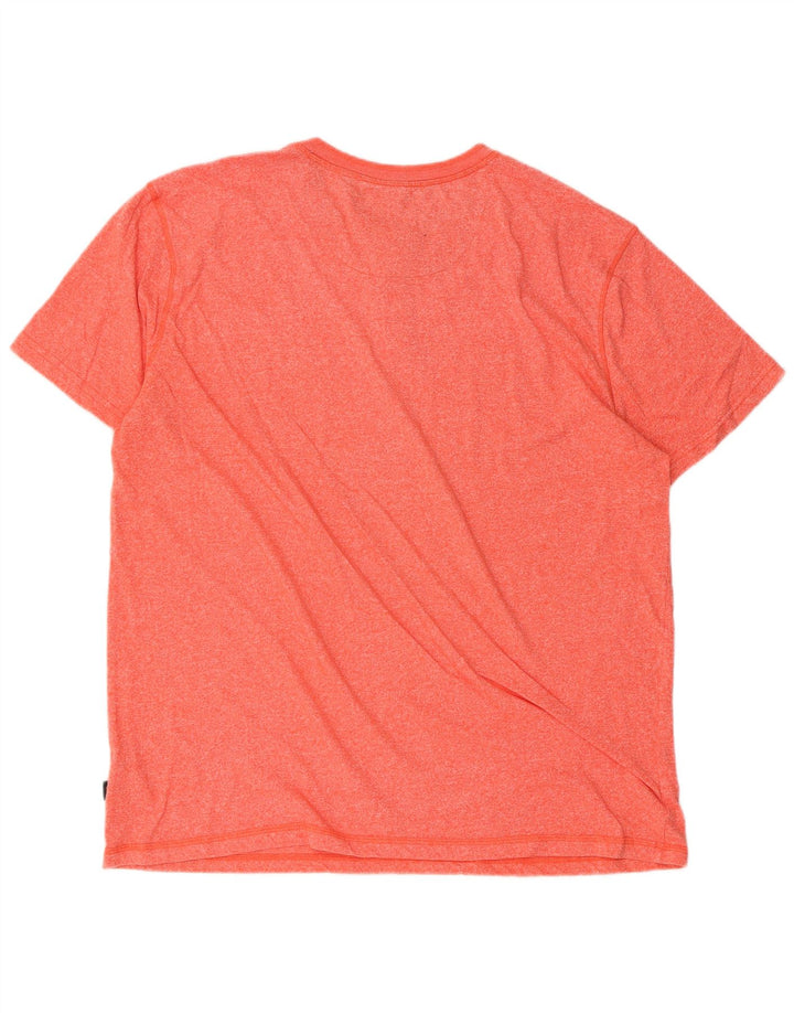 Camiseta masculina LEE Top XL algodão laranja