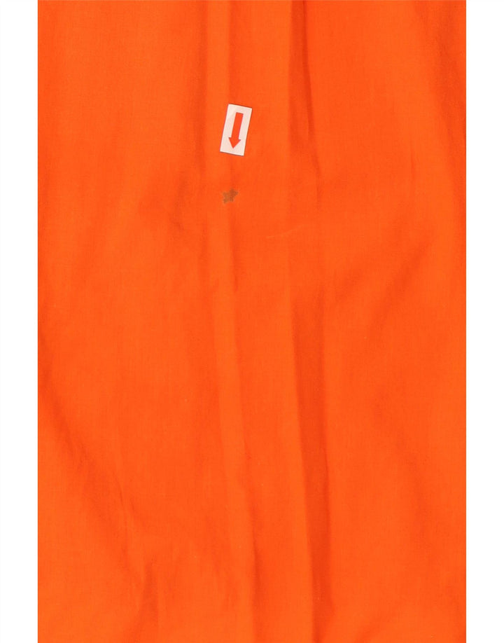 Camisa masculina de manga curta DIESEL algodão laranja médio