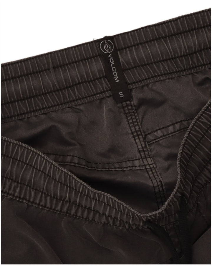 Shorts de natação masculino Volcom pequeno cinza