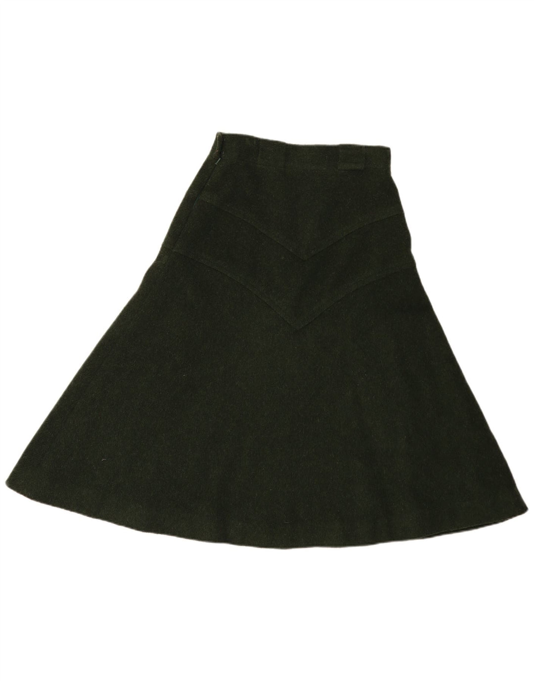 Saia vintage feminina linha A IT 44 médio W28 verde