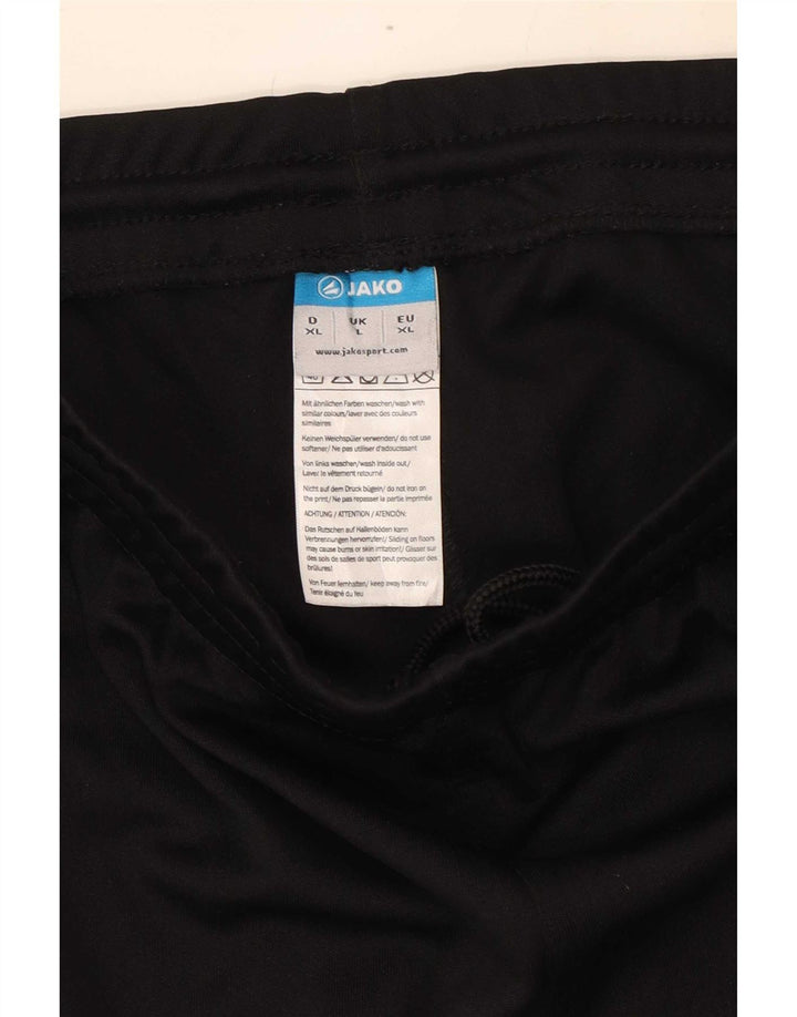 Calça de treino masculina Jako grande poliéster preto