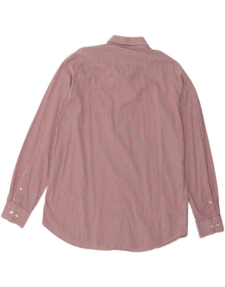 CARRERA Mens Regular Fit Shirt XL Red Check Cotton Vintage Carrera and Second-Hand Carrera from Messina Hembry 
