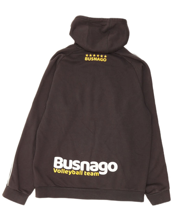 Adidas masculino gráfico moletom com capuz grande algodão preto