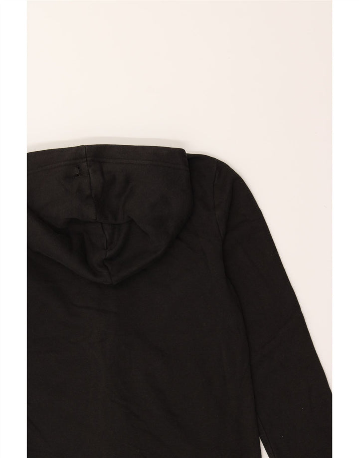 PUMA Boys Graphic Zip Hoodie Sweater 11-12 Years Black Cotton Vintage Puma and Second-Hand Puma from Messina Hembry 