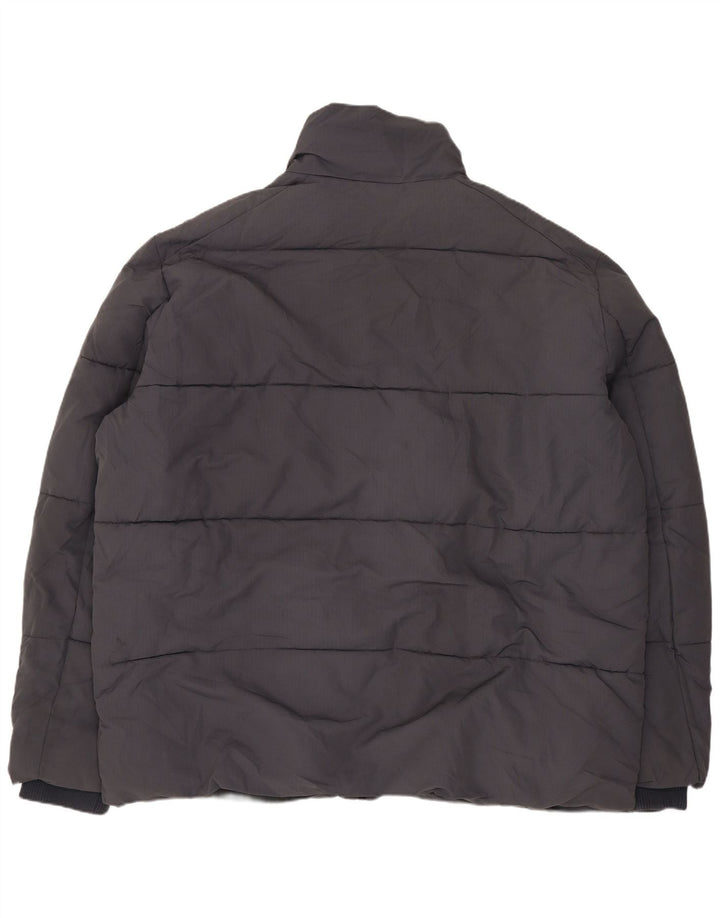 Jaqueta acolchoada masculina MARKS & SPENCER UK 44 2XL poliéster cinza