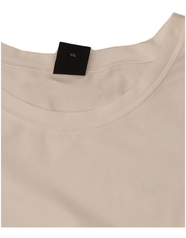 Camiseta masculina Hugo Boss Top 2XL branca