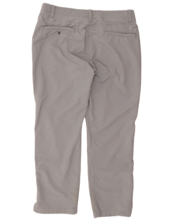 Calça Chino Masculina Under Armour Straight W38 L30 Cinza Nylon