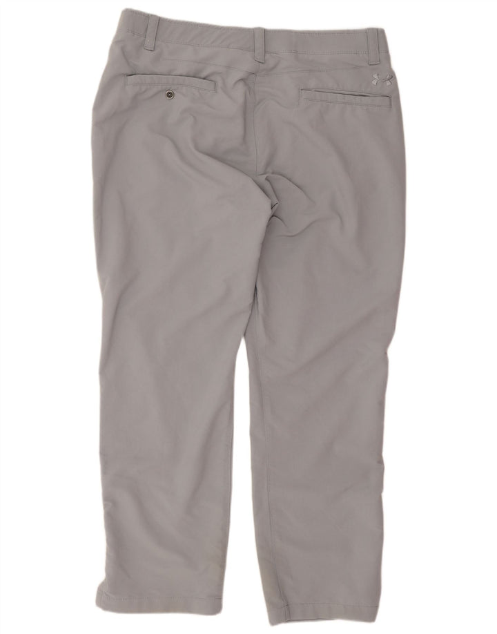 Calça Chino Masculina Under Armour Straight W38 L30 Cinza Nylon