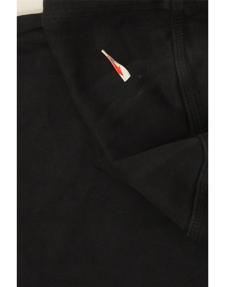 Nike Mens Hoodie Jumper Médio Algodão Preto