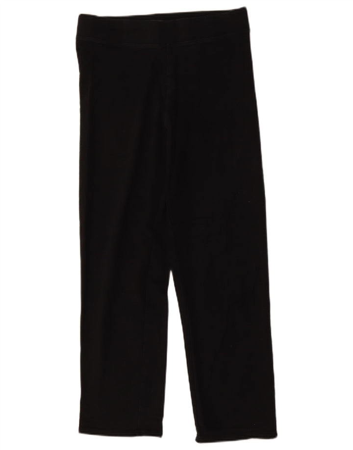 Leggings femininos Marks & Spencer Reino Unido 10 pequeno algodão preto