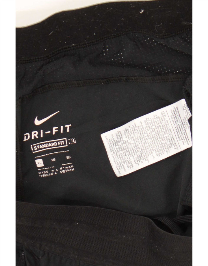 Shorts esportivos masculinos Nike Dri Fit Standard Fit XL preto poliéster