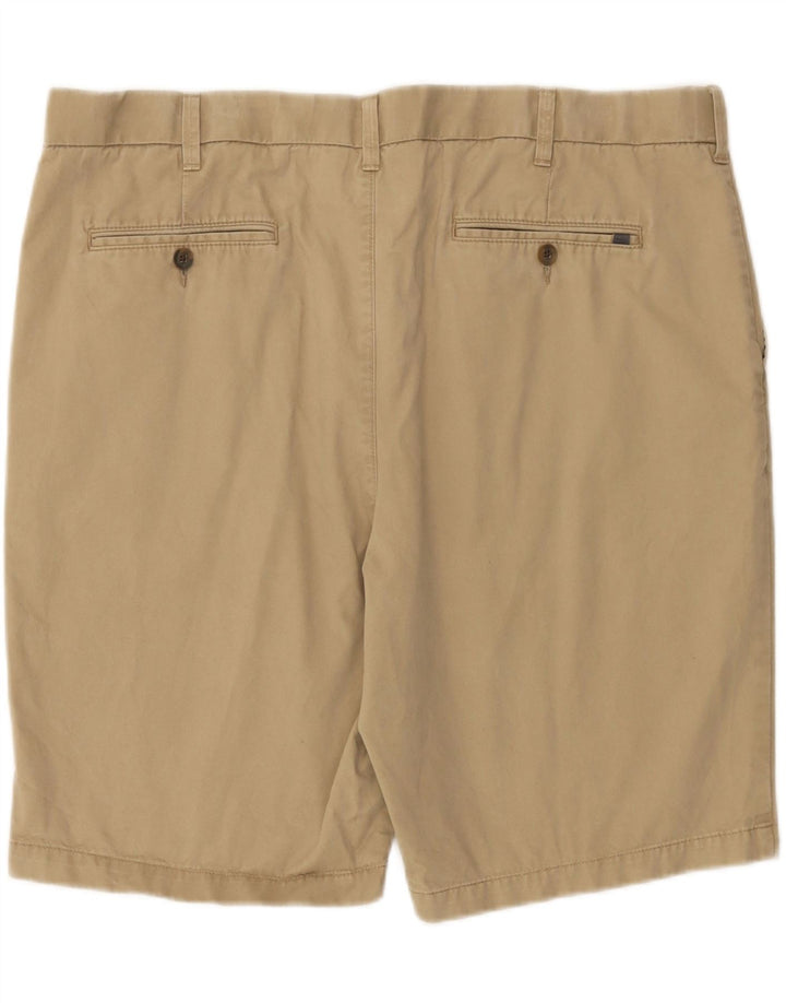 Shorts chino masculino Marks & Spencer W44 2XL algodão bege