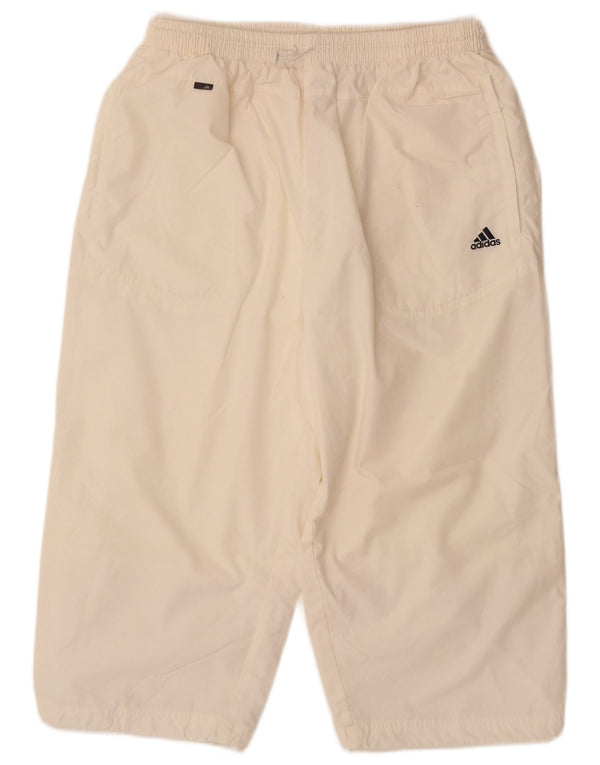 ADIDAS Mens Bermuda Sport Shorts Grande Off White Poliéster