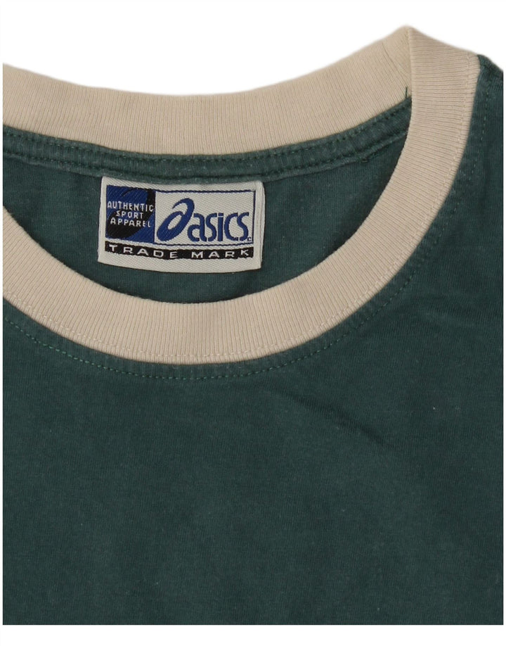 Camiseta gráfica feminina ASICS UK 14 grande verde