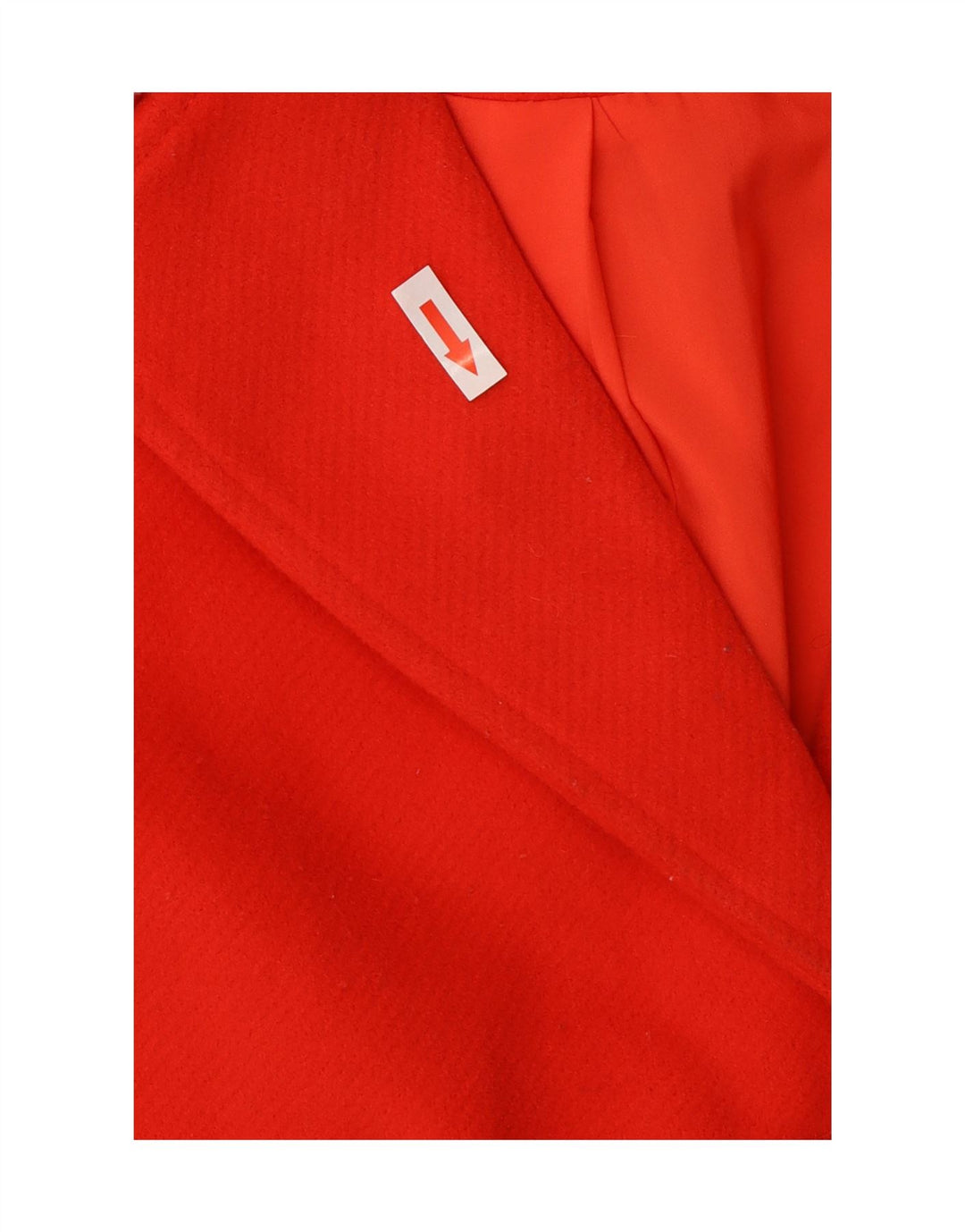 Sobretudo feminino Marks & Spencer grande tamanho UK 10 pequeno poliéster vermelho