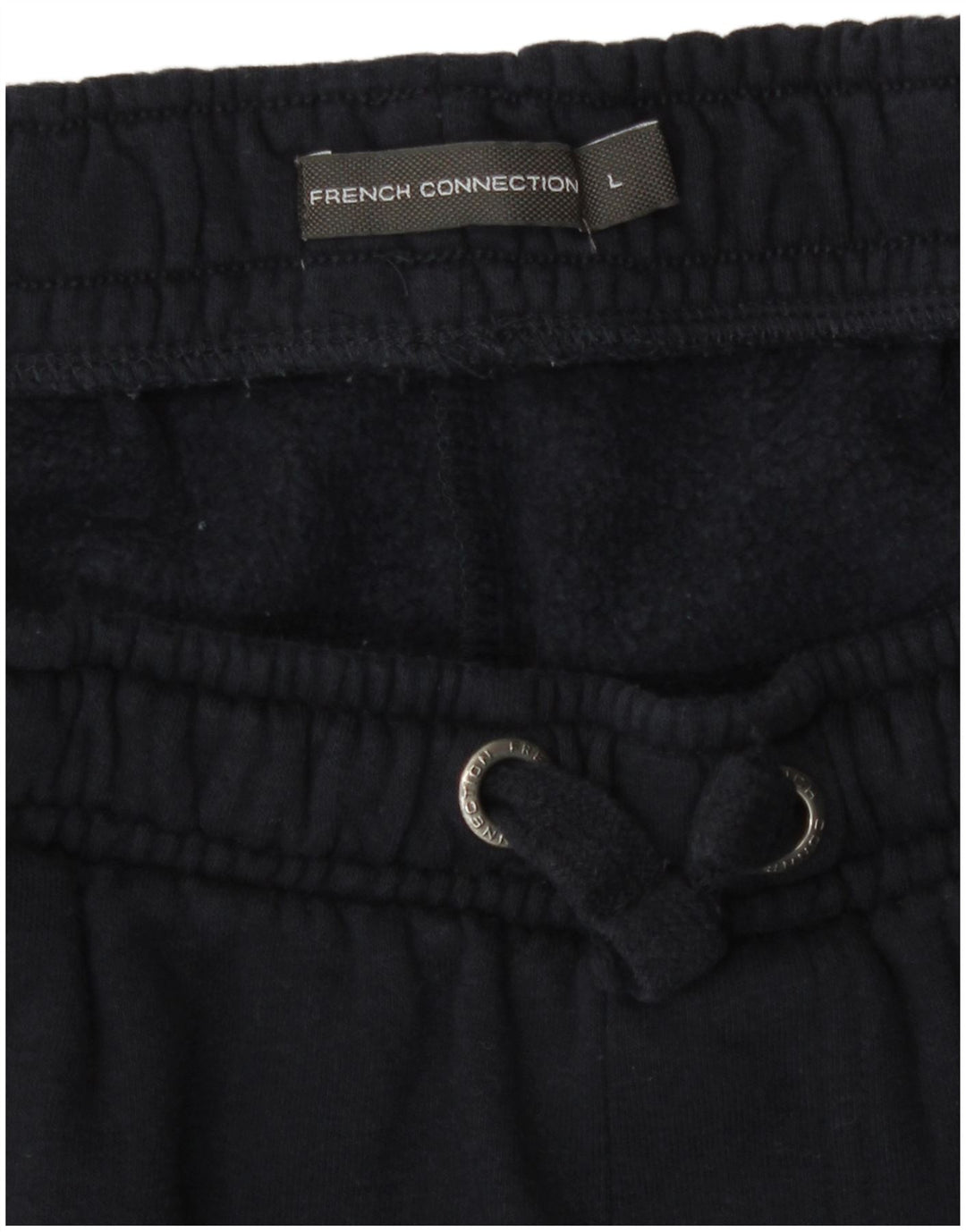 Shorts esportivo masculino French Connection grande algodão azul marinho