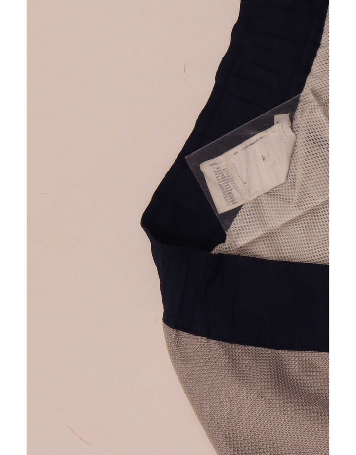 Coast Mens Graphic Natação Shorts Pequeno Azul Marinho Colourblock Poliamida