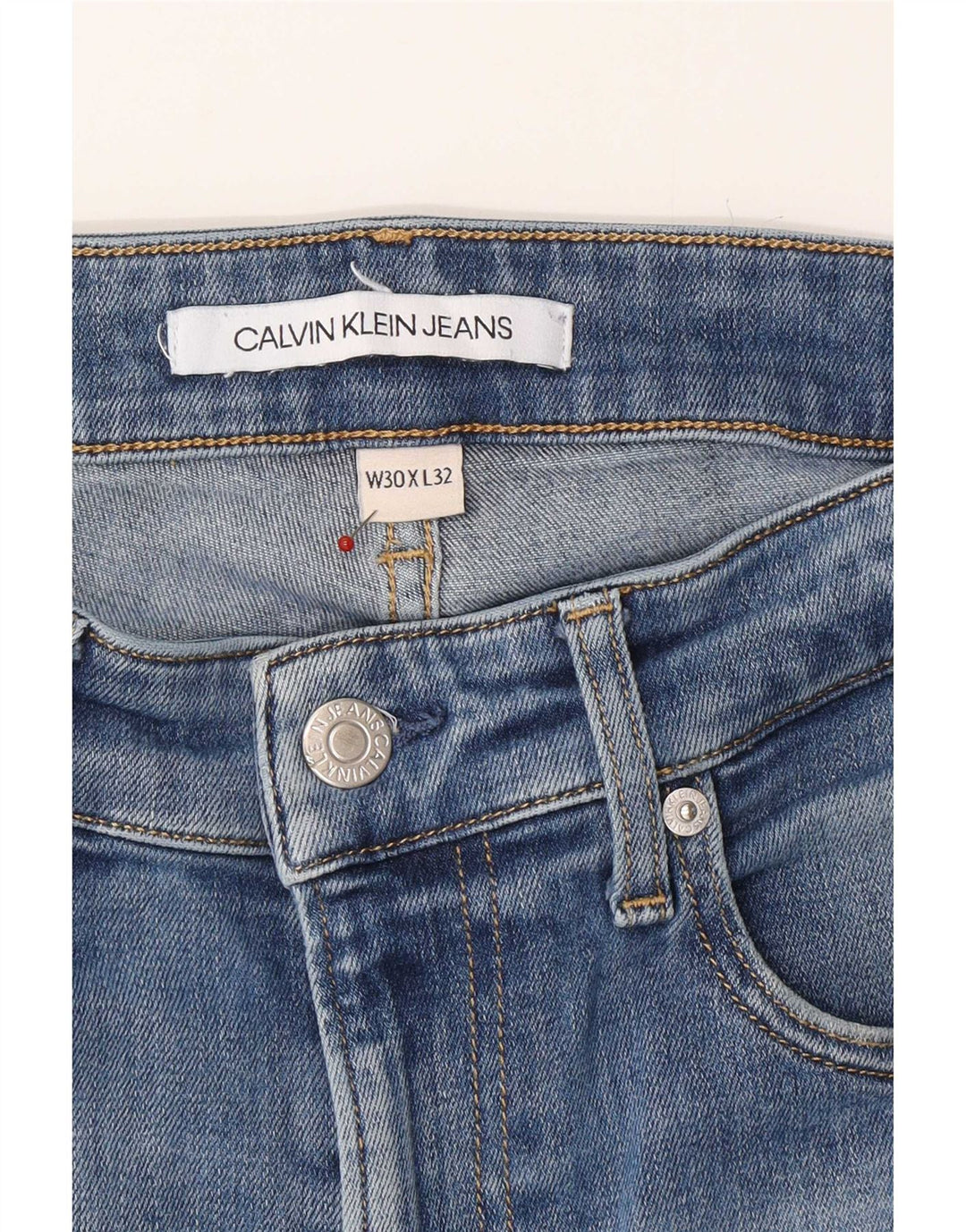 Calvin Klein Jeans Masculino Slim W30 L32 Azul