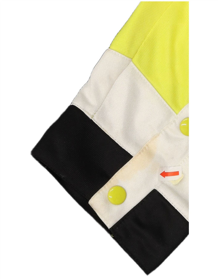 CHAMPION Jaqueta masculina de agasalho gráfico pequeno bloco colorido preto