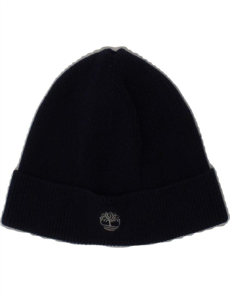 TIMBERLAND Boys Beanie Cap 8-9 Years Navy Blue Cotton Vintage Timberland and Second-Hand Timberland from Messina Hembry 