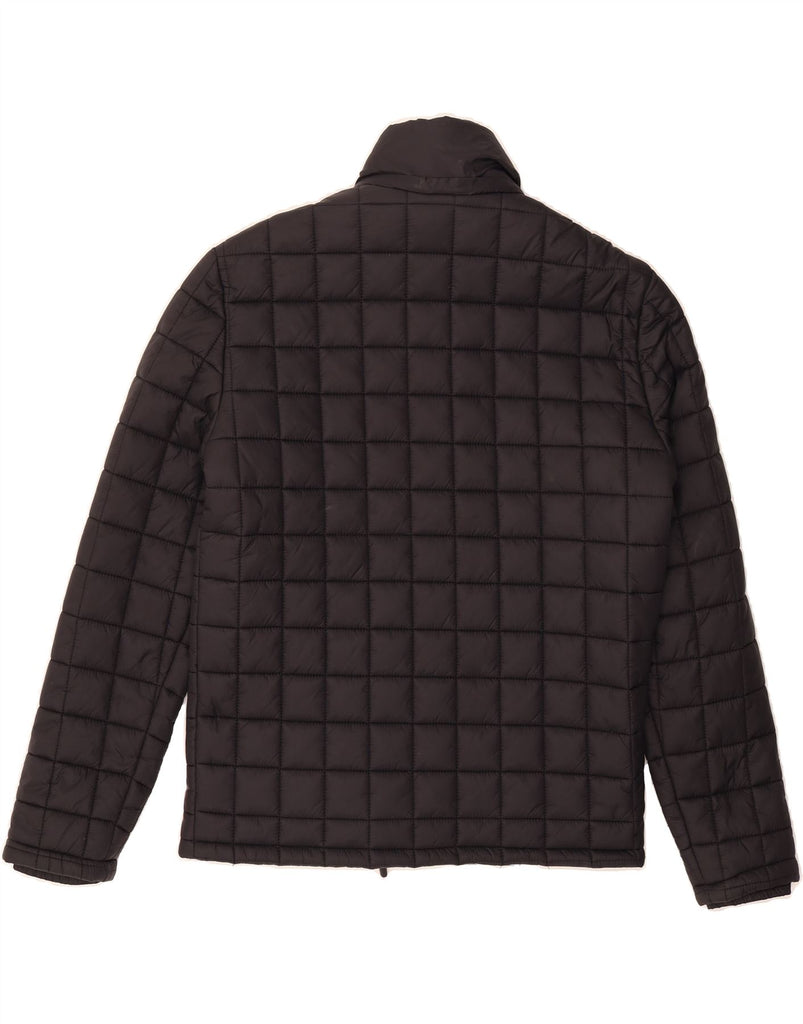 SUPERDRY Mens Padded Jacket UK 38 Medium Black Nylon Vintage Superdry and Second-Hand Superdry from Messina Hembry 