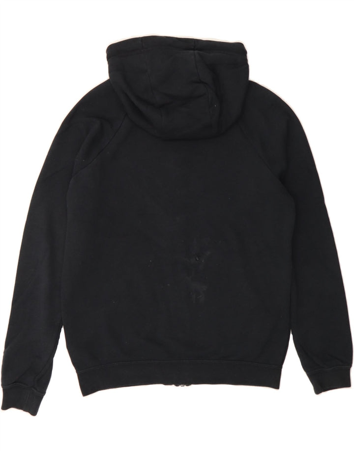 NIKE Mens Graphic Zip Hoodie Sweater XS Black Cotton Vintage Nike and Second-Hand Nike from Messina Hembry 