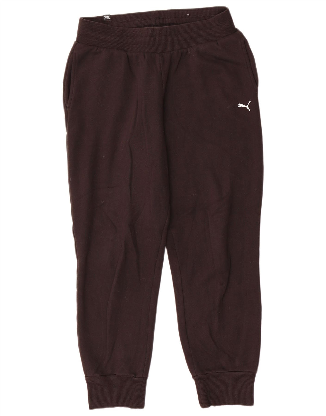 Calça de treino masculina Puma Joggers pequeno algodão preto
