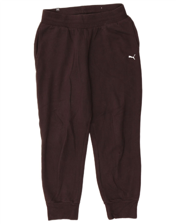 Calça de treino masculina Puma Joggers pequeno algodão preto