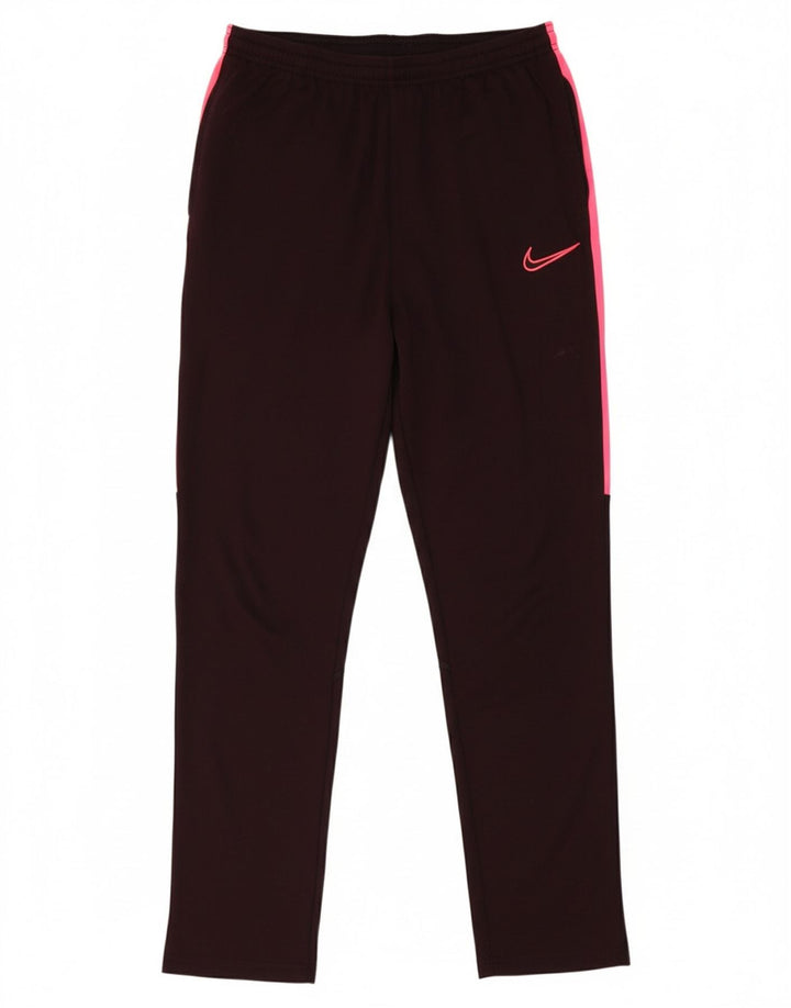 Calça de treino feminina NIKE UK 14 Medium Burgundy Colourblock