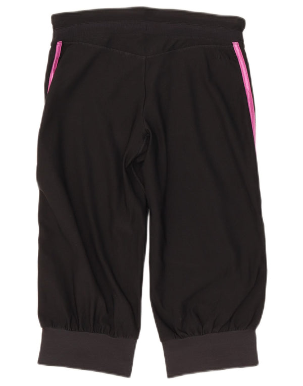 Nike Womens Capri Calças de treino Joggers UK 6 XS Preto