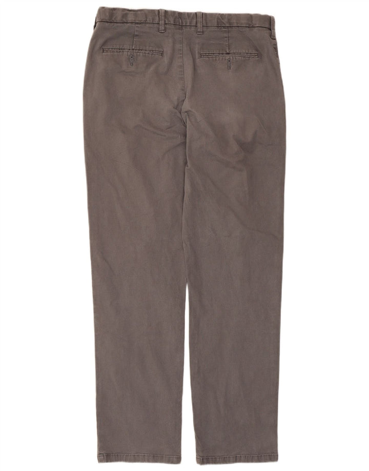 Calça Chino Regular Masculina Marks & Spencer W34 L31 Algodão Cinza