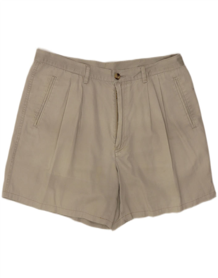 Rifle Mens Pegged Chino Shorts W36 Grande Bege