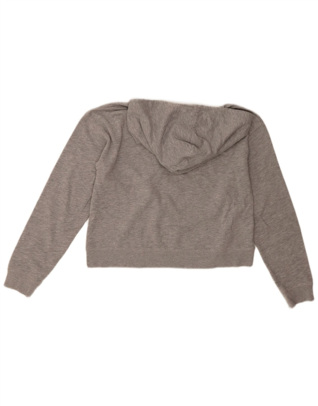 Suéter feminino com capuz JACK WILLS Reino Unido 8 pequeno algodão cinza