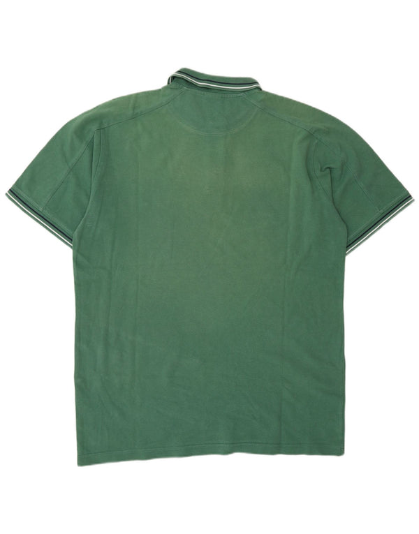 Nike Mens Polo Shirt UK 45/47 XL Green Cotton
