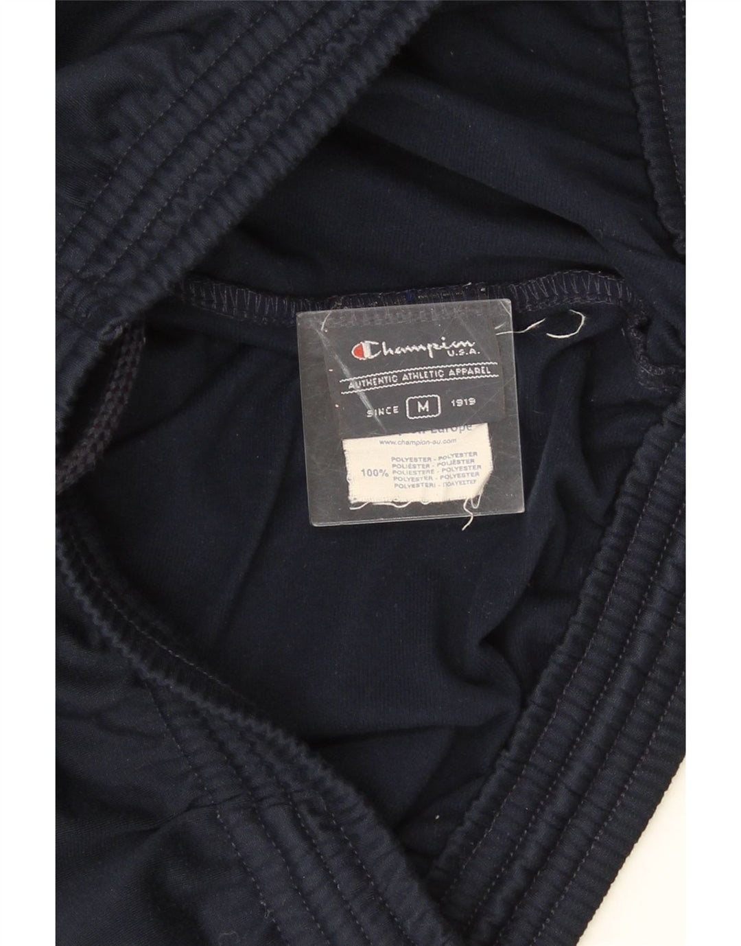 Calça de treino masculina Champion poliéster azul marinho médio