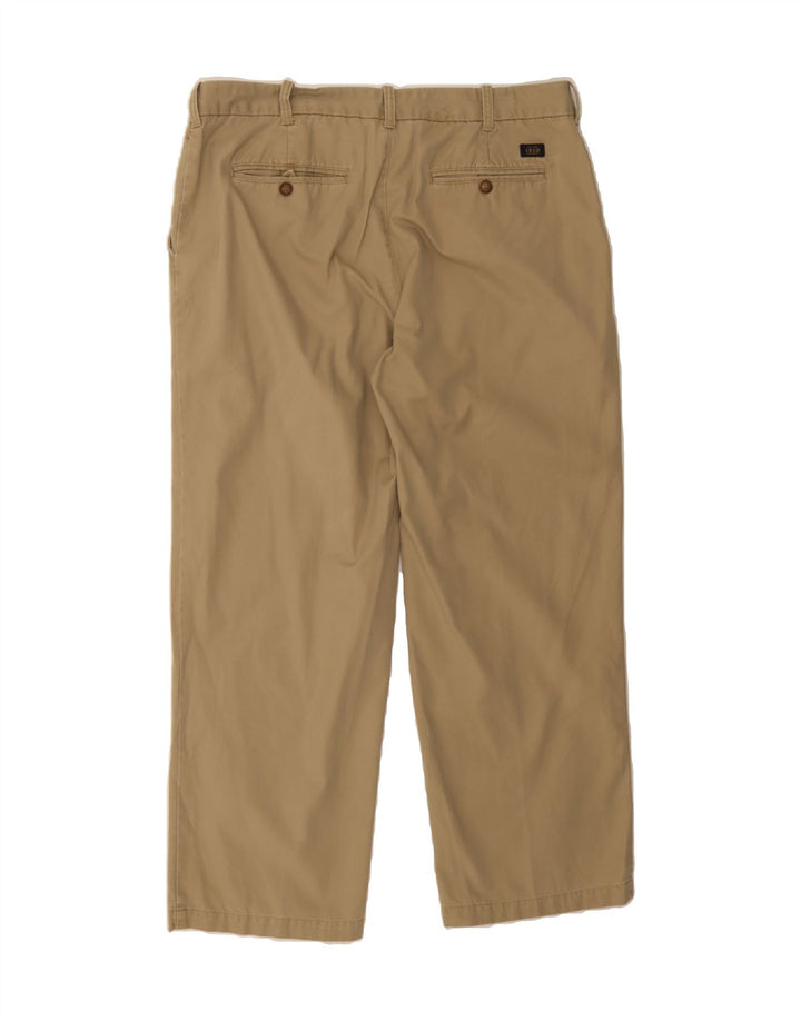 IZOD Mens Salt Water Straight Chino Trousers W38 L30  Beige Cotton Vintage Izod and Second-Hand Izod from Messina Hembry 
