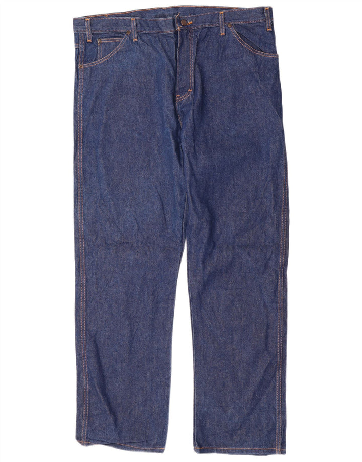 Calça jeans reta masculina DICKIES regular fit W42 L34 algodão azul