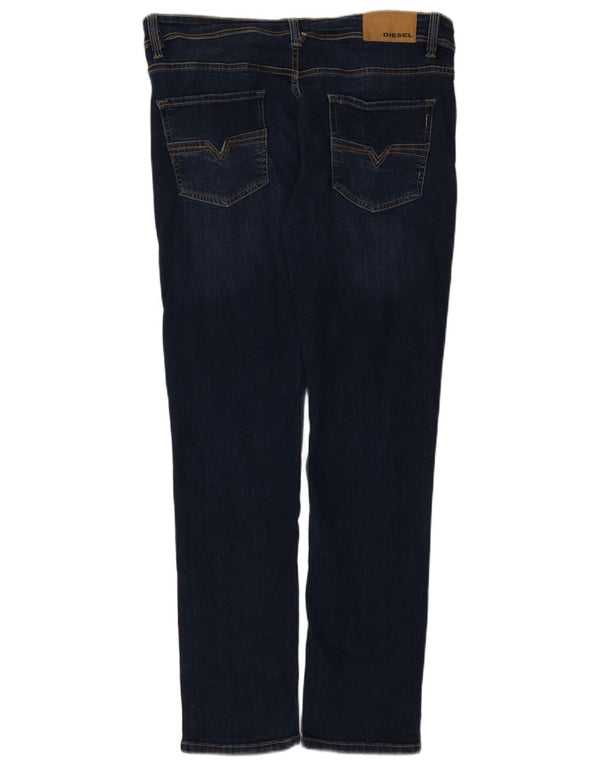 Jeans Slim Feminino Diesel W36 L31 Azul Algodão