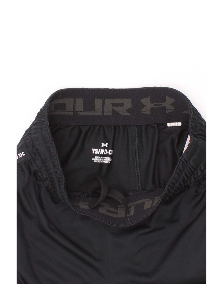 Under Armour Boys Graphic Sport Shorts 7-8 anos pequeno poliéster preto