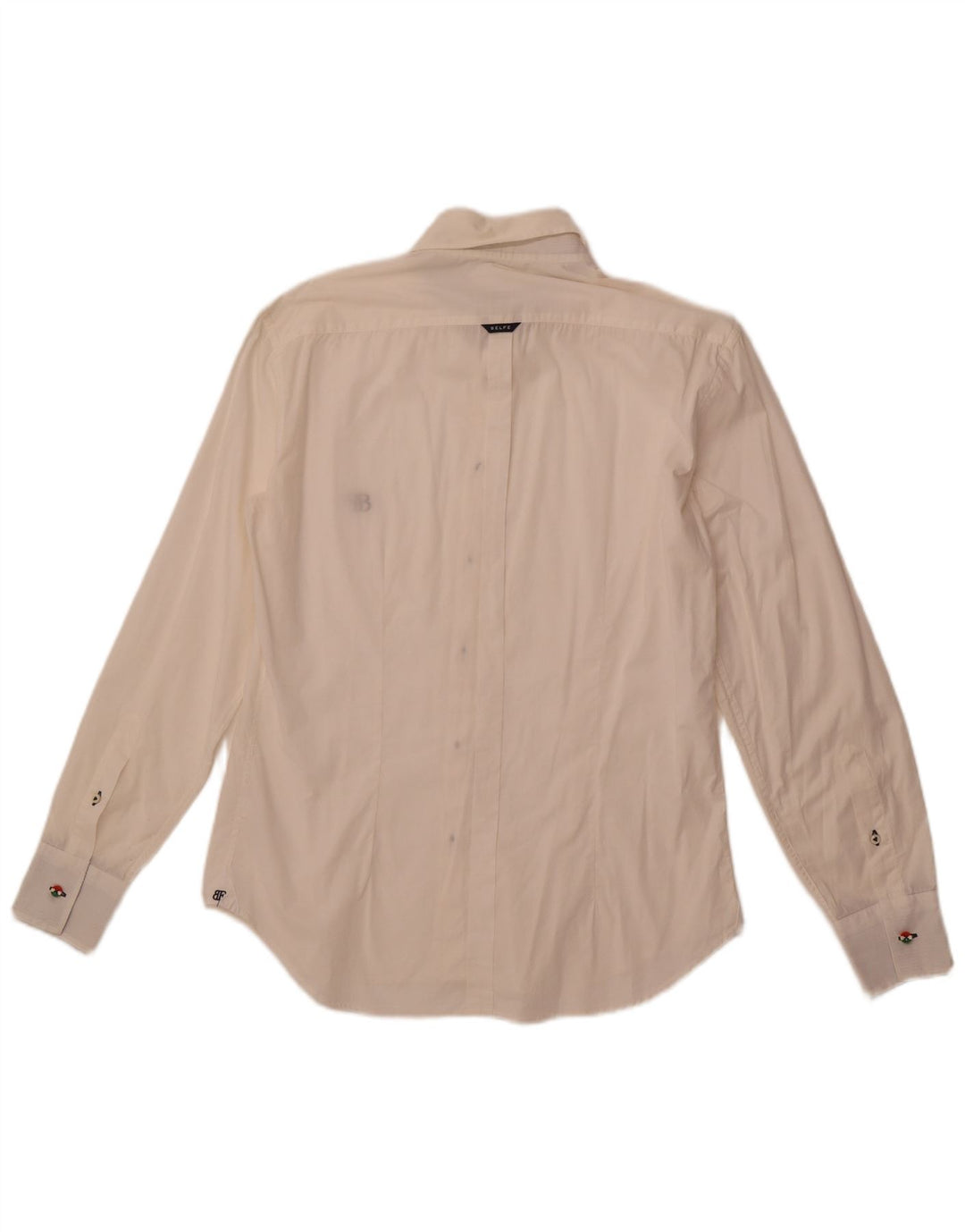 Camisa masculina BELFE de algodão branco médio