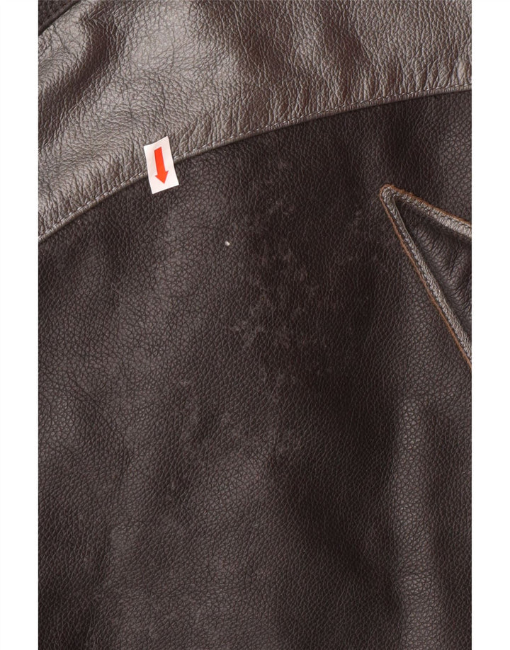 Jaqueta masculina DAINESE Graphic Racer tamanho 54 grande couro preto colorido