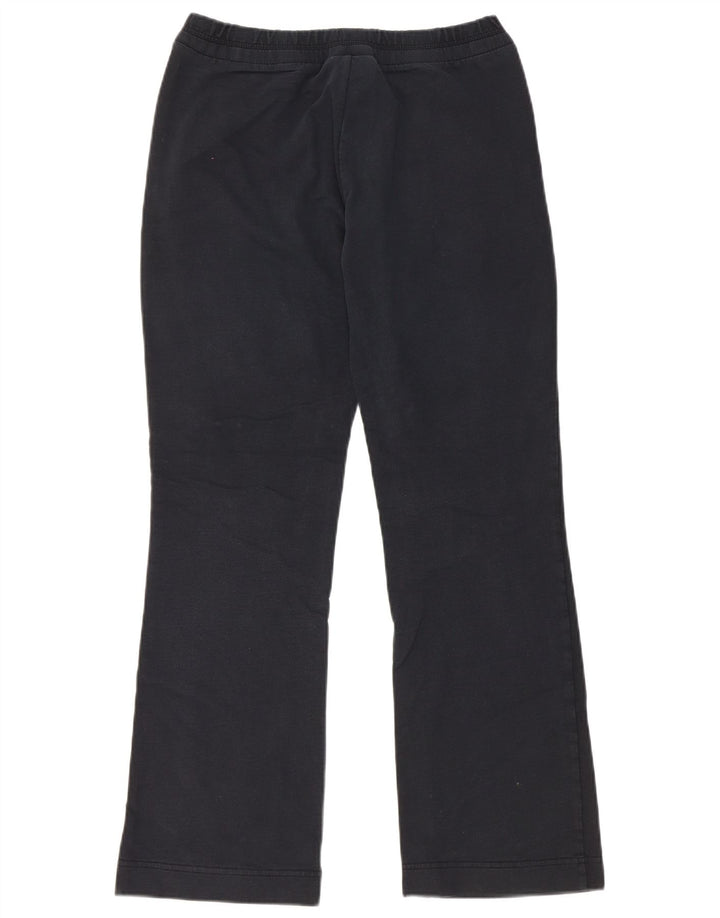Calças de treino femininas ADIDAS UK 12 médio preto algodão