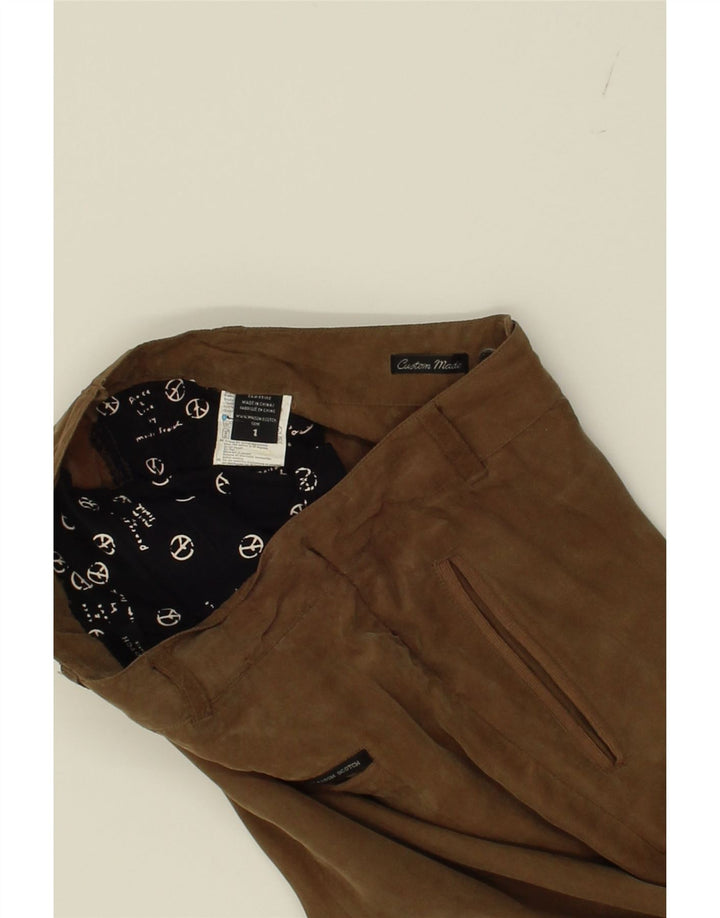 MAISON SCOTCH Womens Slim Casual Trousers W26 L26 Brown Cotton Vintage Maison Scotch and Second-Hand Maison Scotch from Messina Hembry 