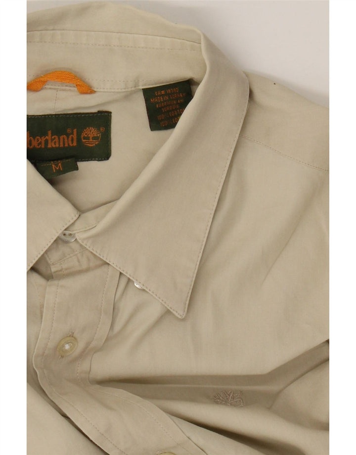 Camisa masculina Timberland médio bege algodão